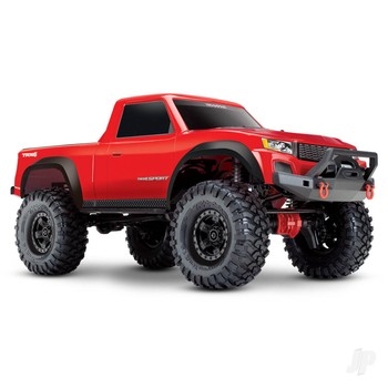 TRX-4 Sport: 4WD Electric Truck SWB (TQ/No Batt or Chg) - Red