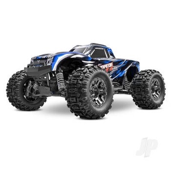 Stampede 4X4 HD VXL 1:10 4WD RTR Brushless Electric Monster Truck, Blue (+ TQi 2-ch, TSM, VXL-3s, Velineon 3500kV, Extreme HD Kit)