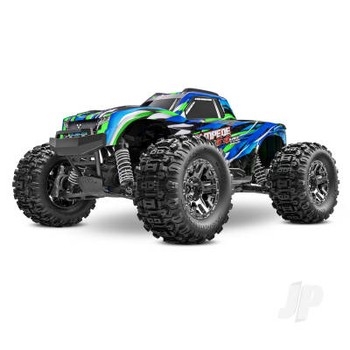 Stampede 4X4 HD VXL 1:10 4WD RTR Brushless Electric Monster Truck, Green (+ TQi 2-ch, TSM, VXL-3s, Velineon 3500kV, Extreme HD Kit)