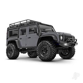 TRX-4m Land Rover Defender 1:18 4X4 Electric Trail Crawler, Silver (TQ 2-ch, ECM-2.5, Titan 87T, 750mAh 2-Cell LiPo, USB Charger)