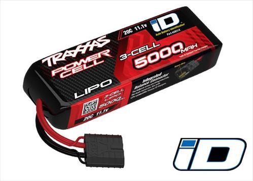 5000mAh 11.1V 3-Cell 20C LiPo ID Battery