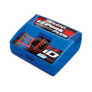 Charger, EZ-Peak Plus, 4 amp, NiMH / LiPo with iD Auto Battery Identification (for United Kingdom)