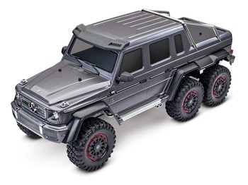 TRX-6 6x6 Mercedes G63 Silver (TQi, LED Lights)(No Batt/Chg)