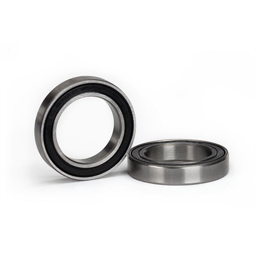 Ball bearing, black rubber sealed(17x26x5mm)(2)