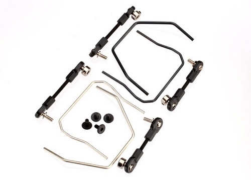 Sway bar kit, Slash 4x4 (front and rear) (includes front and