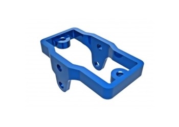 Servo mount, 6061-T6 Aluminium (blue-anodised)