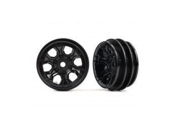 Wheels, 1.0in (black) (2)