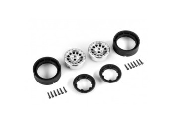 Wheels, Method 105 1.0in, (satin chrome) (2)