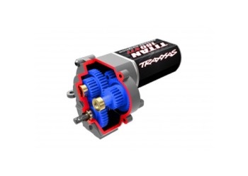 Transmission, complete (speed gearing) (9.7:1 reduction ratio) (includes Titan 87T motor)