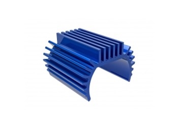 Heat sink, Titan 87T motor (6061-T6 Aluminium, blue-anodised)