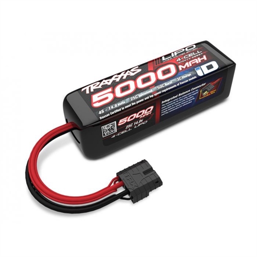 5000mAh 14.8V 25C Li-Po ID Battery (135x42x45mm)