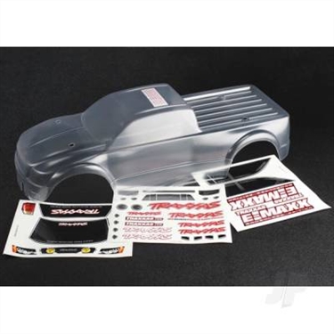 Body, E-Maxx Brushless Clear, decal sheet