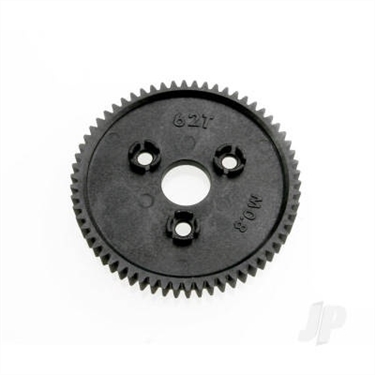 Spur gear, 62-tooth (0.8 metric pitch/compatible 32-pitch)
