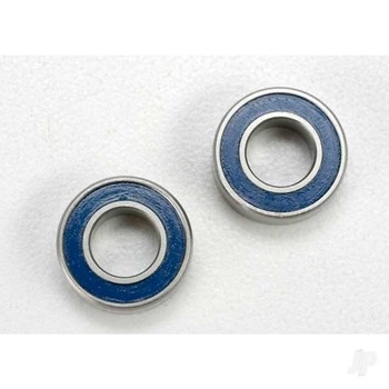 Ball bearings, blue rubber sealed (6x12x4mm) (2)