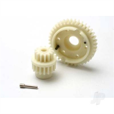 Gear set, 2-speed std ratio (2nd speed 39T, 13T-17T input)