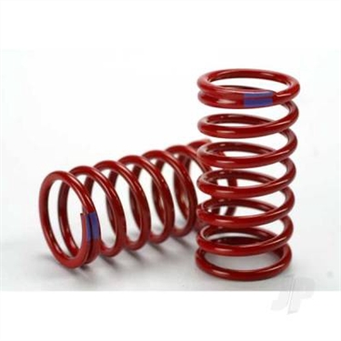 Spring, shock (red) (GTR) (6.4 rate purple) (1 pair)