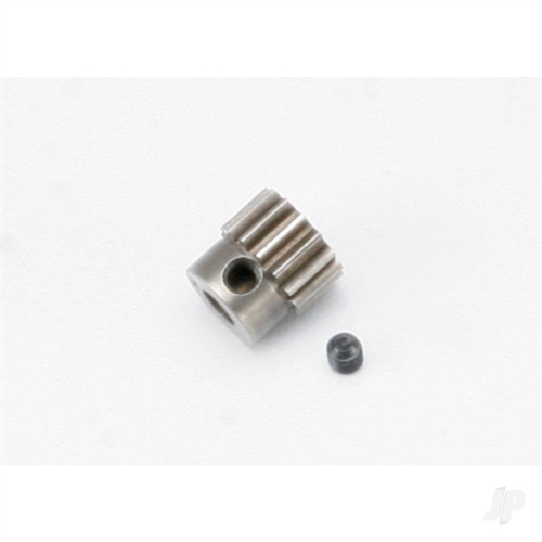 Gear, 14-T pinion (0.8 metr pitch/compat 32 pitch) 5mm shaft