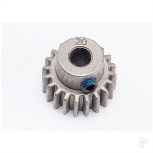 Gear, 20-T pinion (0.8 metr pitch/compat 32 pitch) 5mm shaft