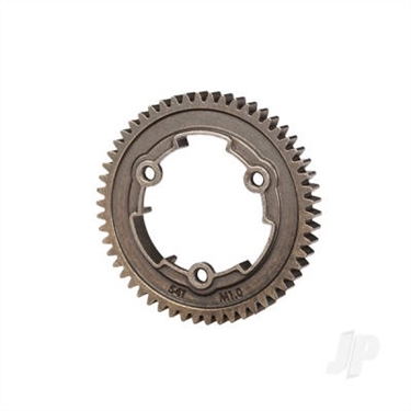 Spur gear, 54-tooth, steel (1.0 metric pitch)