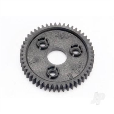 Spur gear, 50-tooth (0.8 metric pitch, compat w/ 32-pitch)