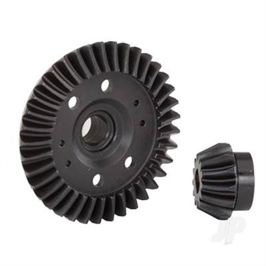 Ring gear, diff/pinion, differential ( spiral cut) (rear)
