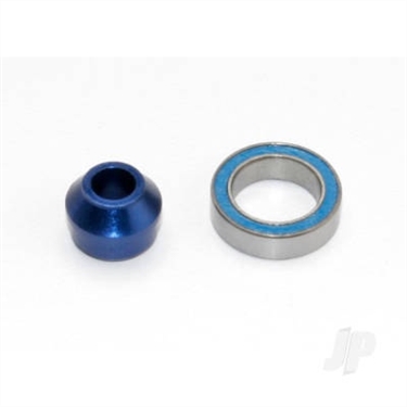 Bearing adapter, 6160-T6 (blue anodised) 10x15x4mm BB