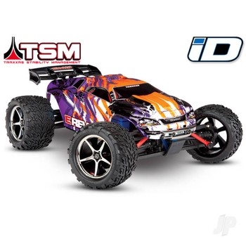 PURPLE E-Revo VXL 116 Scale 4WD Racing Monster Truck + TQi TSM