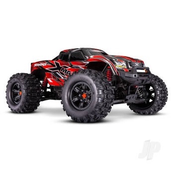 X-Maxx Belted 16 8S 4WD Electric Monster Truck Blue + TQi 2-ch VXL-8s Velineon 1200XL TSM Belted Tyres