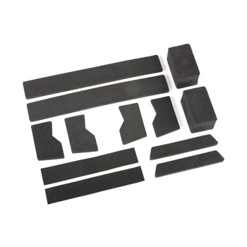 Foam pads, battery compartment