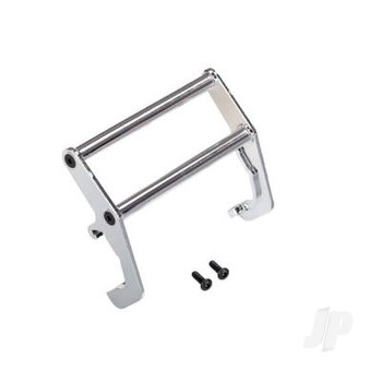 Push bar, bumper, chrome (assembled) (fits #8137 bumper)