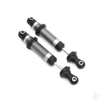 Shocks, GTS, silver aluminium (assembled with spring retaine