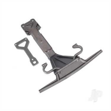 Skidplate, front (plastic)/ support plate (steel)