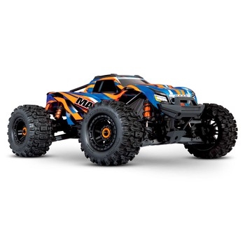 Orange WideMaxx Maxx 110 4X4 Brushless RTR Monster Truck + TQi TSM VXL-4S Velineon 540XL
