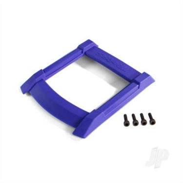 Skid plate, roof (body) (blue)/ 3x12mm CS (4)