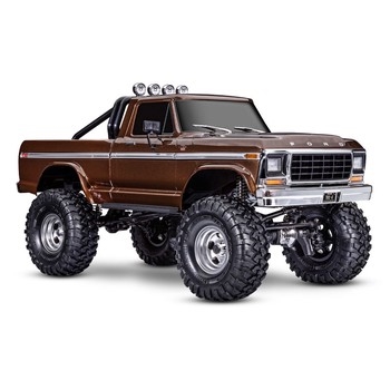 TRX-4 Ford F-150 Ranger XLT High Trail Edition 110 4WD Electric Trail Crawler Brown + TQi 4-ch XL-5 HV Titan 550
