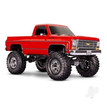 TRX-4 1979 Chevrolet K10 Truck 110 4WD Electric Trail Crawler Red + TQi 4-ch XL-5 HV Titan 550