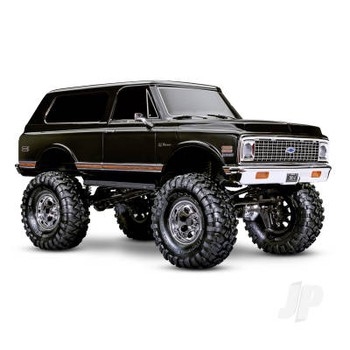 TRX-4 1972 Chevrolet K5 Blazer High Trail Edition 110 4WD Electric Trail Crawler Black + TQi 4-ch XL-5 HV Titan 550