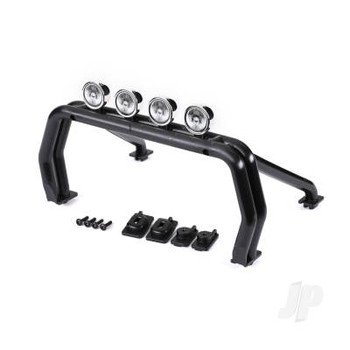 Roll bar (black)/ mounts (front (2), rear (left & right))/
2.6x12mm BCS (self-tapping) (4) (fits #9212 body)
