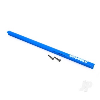 Chassis brace (T-Bar), 6061-T6 aluminium (blue-anodised) / 3x16 SS (2) (fits Sledge)