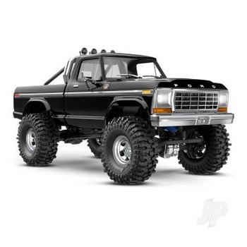 TRX-4m Ford 1979 F-150 High Trail Edition 118 4WD Electric Trail Crawler Black + TQ ECM-25 Titan 87T 750mAh LiPo USB charger