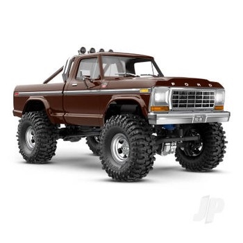 TRX-4m Ford 1979 F-150 High Trail Edition 118 4WD Electric Trail Crawler Brown + TQ ECM-25 Titan 87T 750mAh LiPo USB charger
