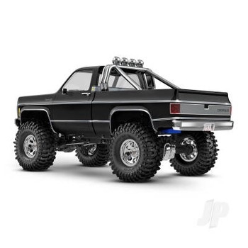TRX-4m Chevrolet 1979 K10 118 4WD Electric Trail Crawler Black + TQ ECM-25 Titan 87T 750mAh LiPo USB charger