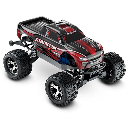 Stampede VXL Brushless 4WD TSM TQiNo Batt or Chg - Red