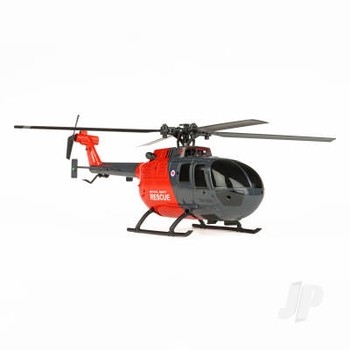 BO-105 Scale 250 Flybarless Helicopter with 6 Axis Stabilisation and Altitude Hold (Grey/Red)