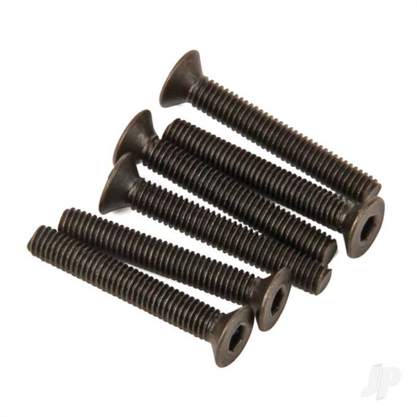 Flat Head Hex M3x20 (6pcs) (Karoo)