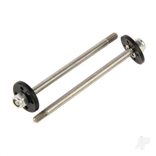 Front Shock Shaft and Piston Set (2 sets) (Karoo)