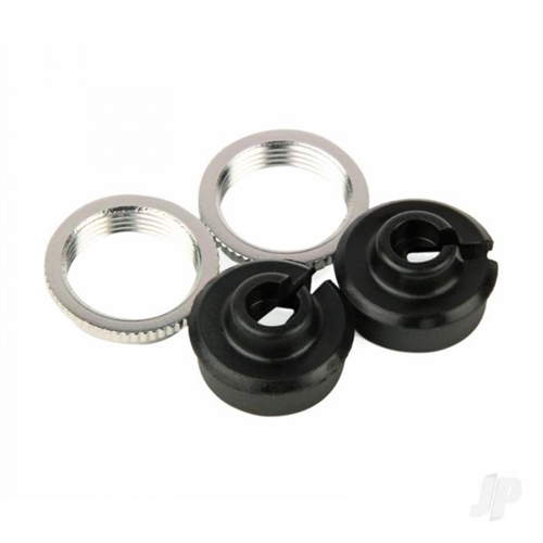 Shock Lower Holder and Adjustment Ring (2 sets) (Karoo)