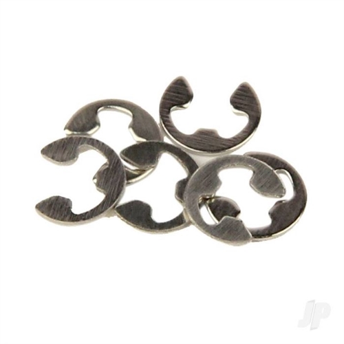 E-Clip 2.5mm (Outer Diameter) (6pcs) (Karoo)