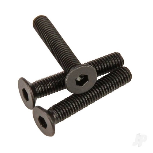 Flat Head Hex Screw M3x18 (3pcs) (Karoo)