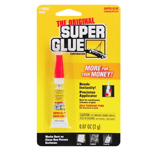Super Glue Tube 007oz 2g